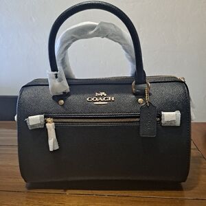 Coach Rowan Women's Satchel Medium - Black 